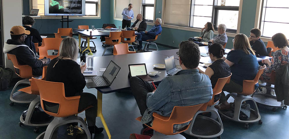 The Harris Centre used CRI space to hold a strategic planning session. Photo credit: Jennifer Buxton