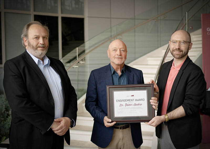 Dr. Rainer Baehre, faculty award